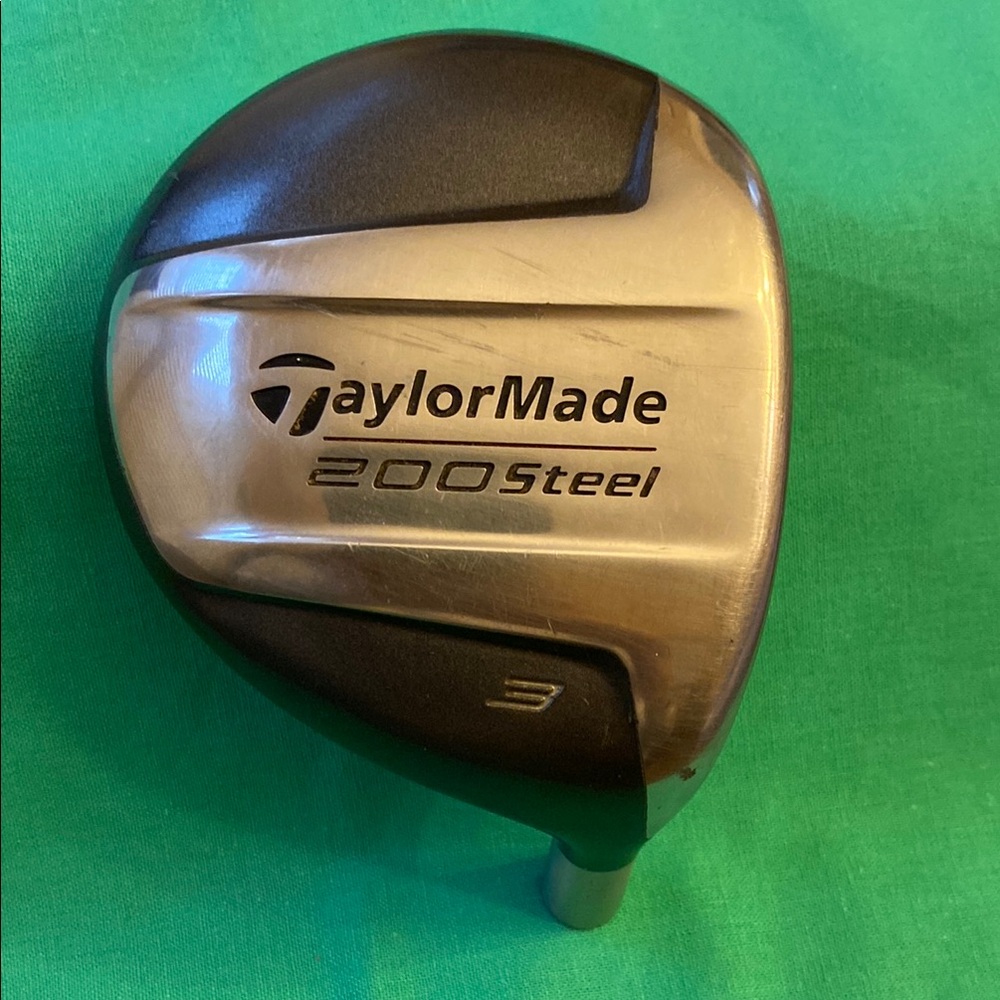 TaylorMade 200 Steel Golf Club Head in Black and Silver